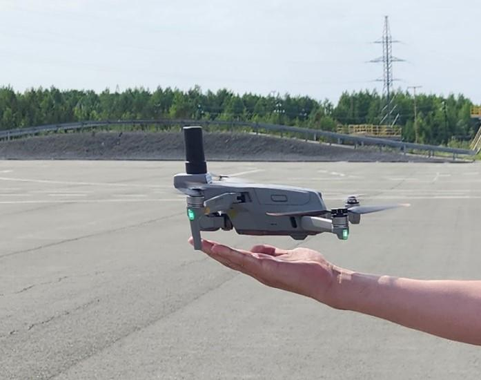 Launching a drone on a flight mission