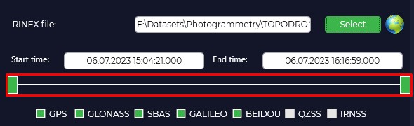 Satellite filtering