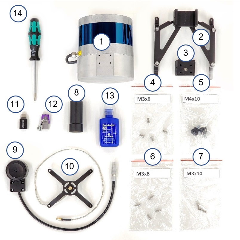 Installing TOPODRONE laser scanner on DJI M300