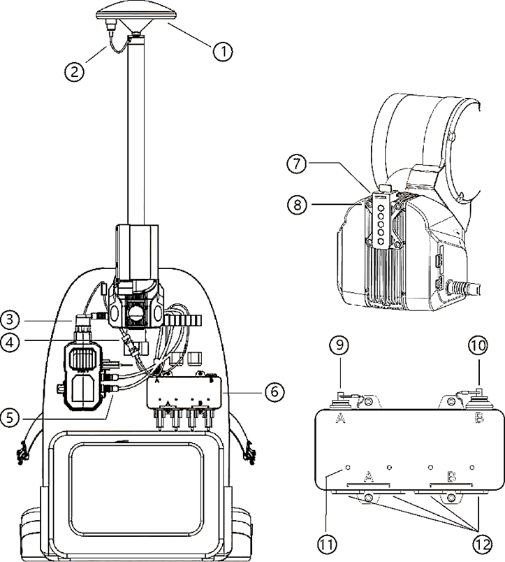 TOPODRONE S-PACK100 components