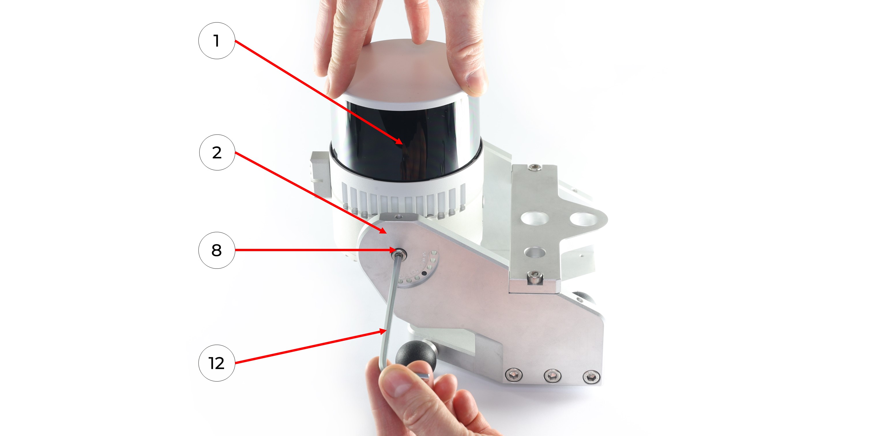 TOPODRONE LiDAR to mobile mount installation