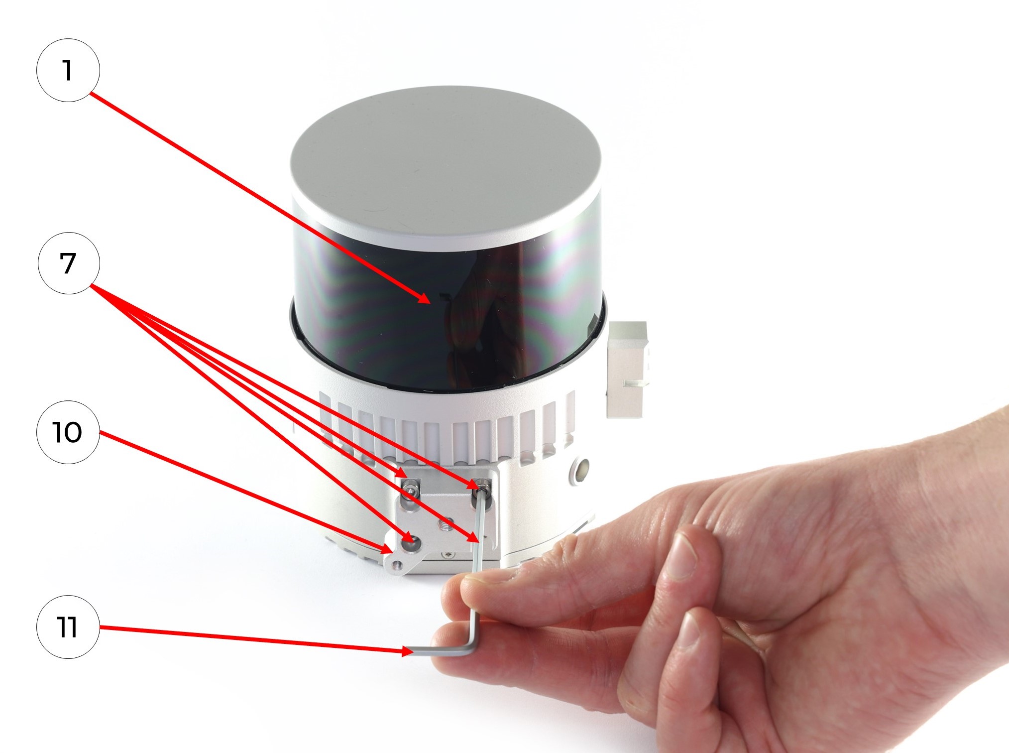 TOPODRONE LiDAR to mobile mount installation