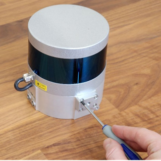 Installing the TOPODRONE laser scanner on a car mount