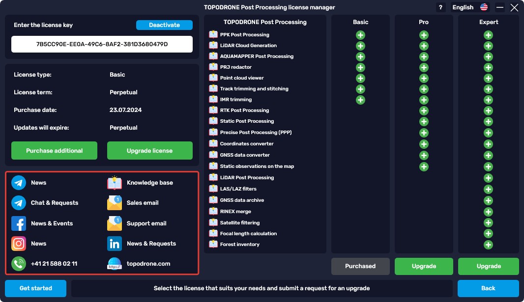 TOPODRONE Post Processing software installer