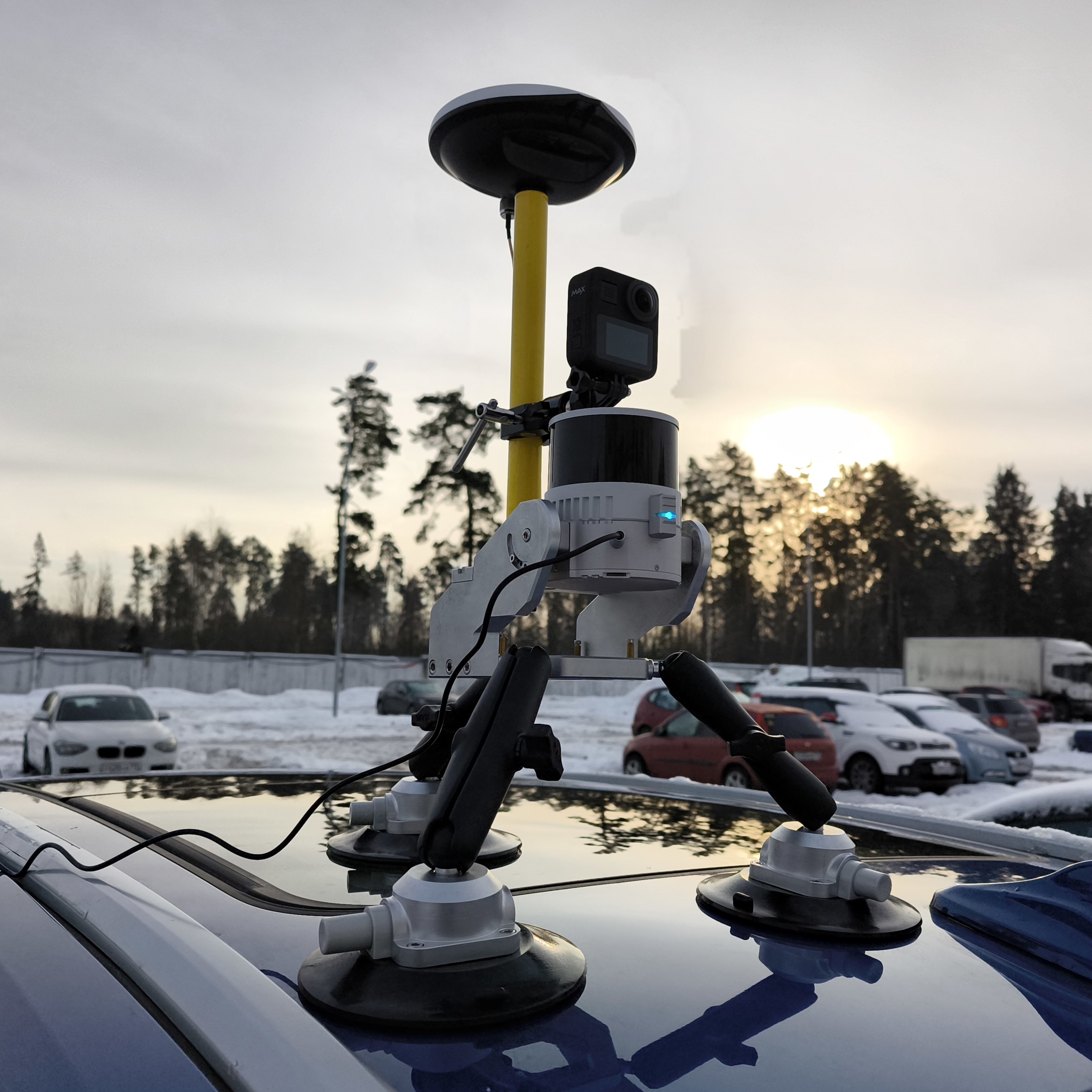 Switching on and initializing the TOPODRONE LiDAR