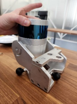 Installing the TOPODRONE laser scanner on a car mount