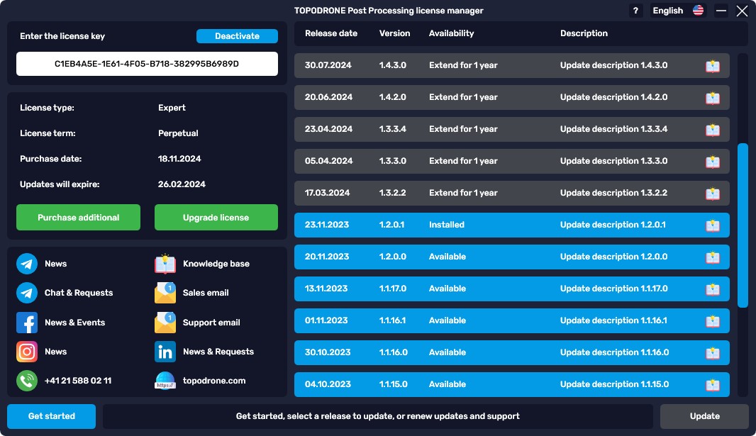 TOPODRONE Post Processing software installer
