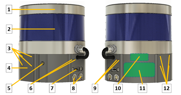 TOPODRONE laser scanner design.