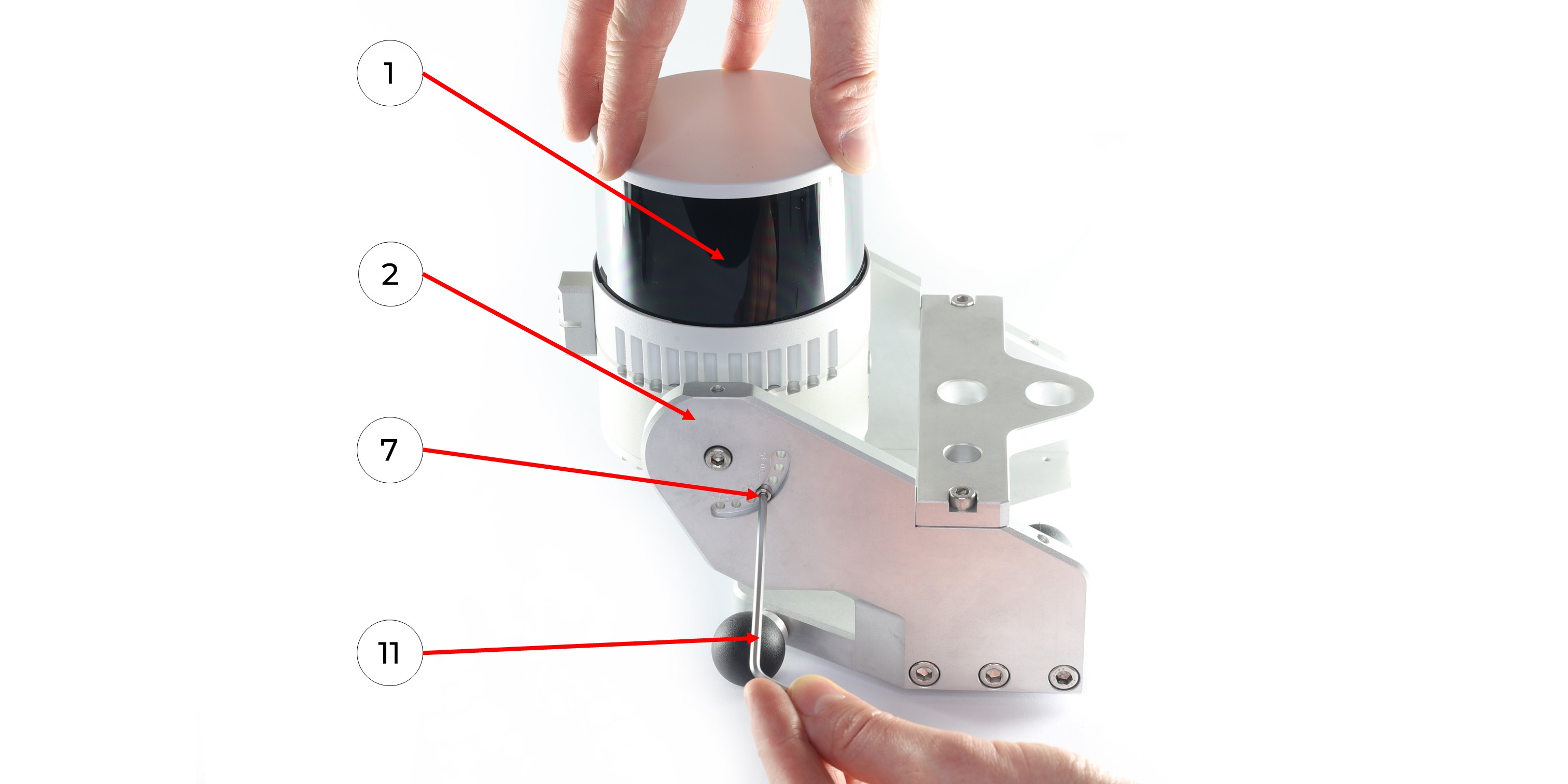 TOPODRONE LiDAR to mobile mount installation