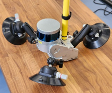 Installing the TOPODRONE laser scanner on a car mount