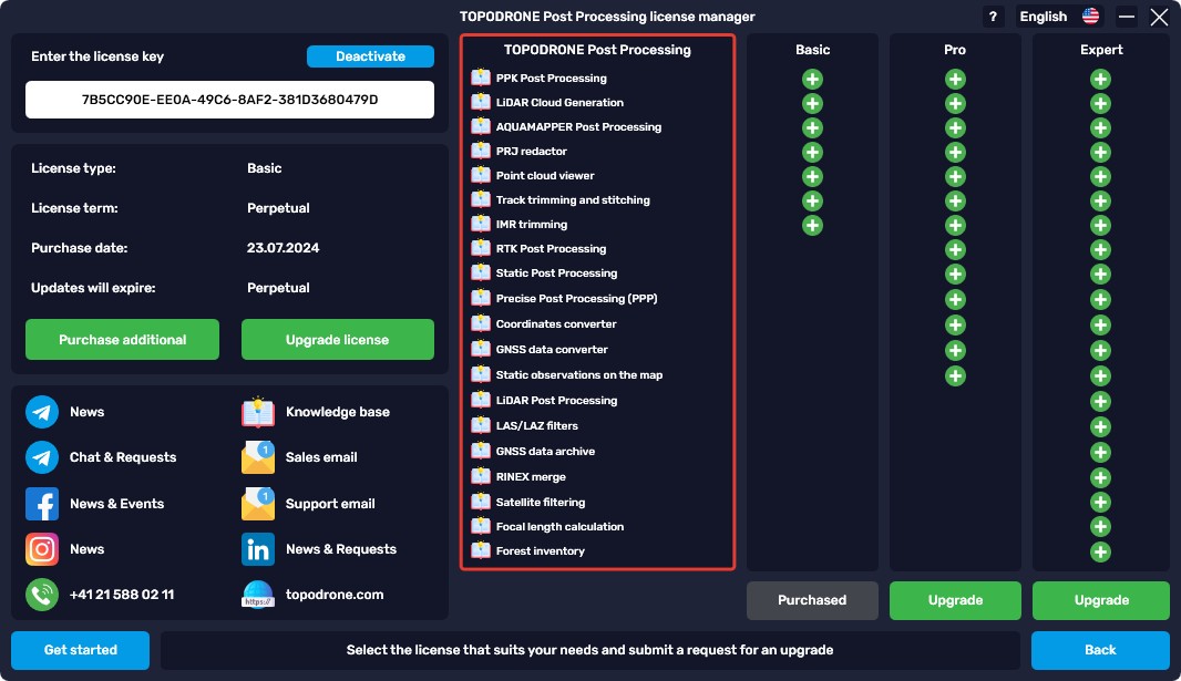 TOPODRONE Post Processing software installer