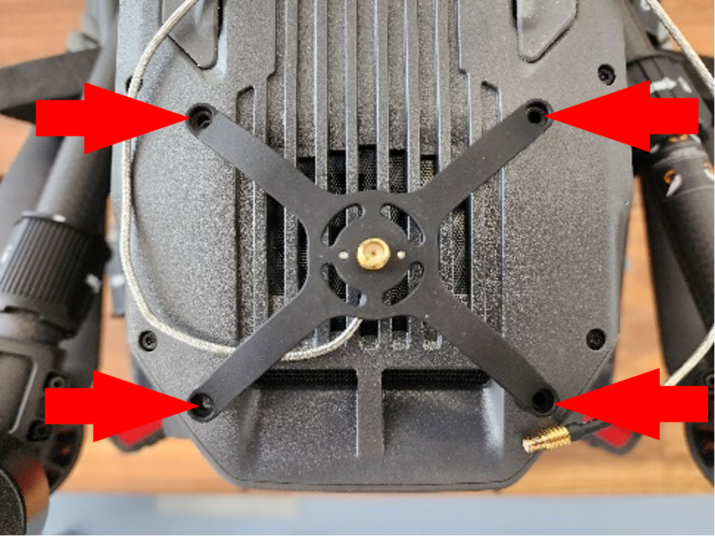 Installing TOPODRONE laser scanner on DJI M300