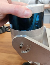 Installing the TOPODRONE laser scanner on a car mount