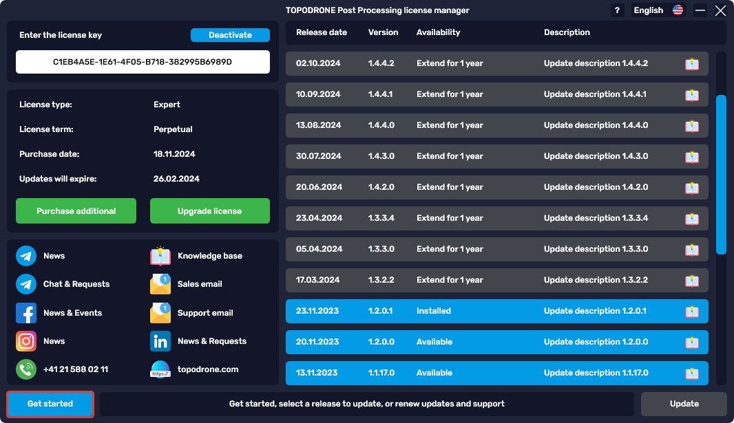 TOPODRONE Post Processing software installer
