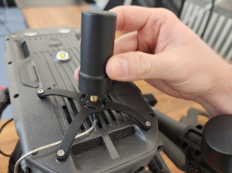 Installing TOPODRONE laser scanner on DJI M300