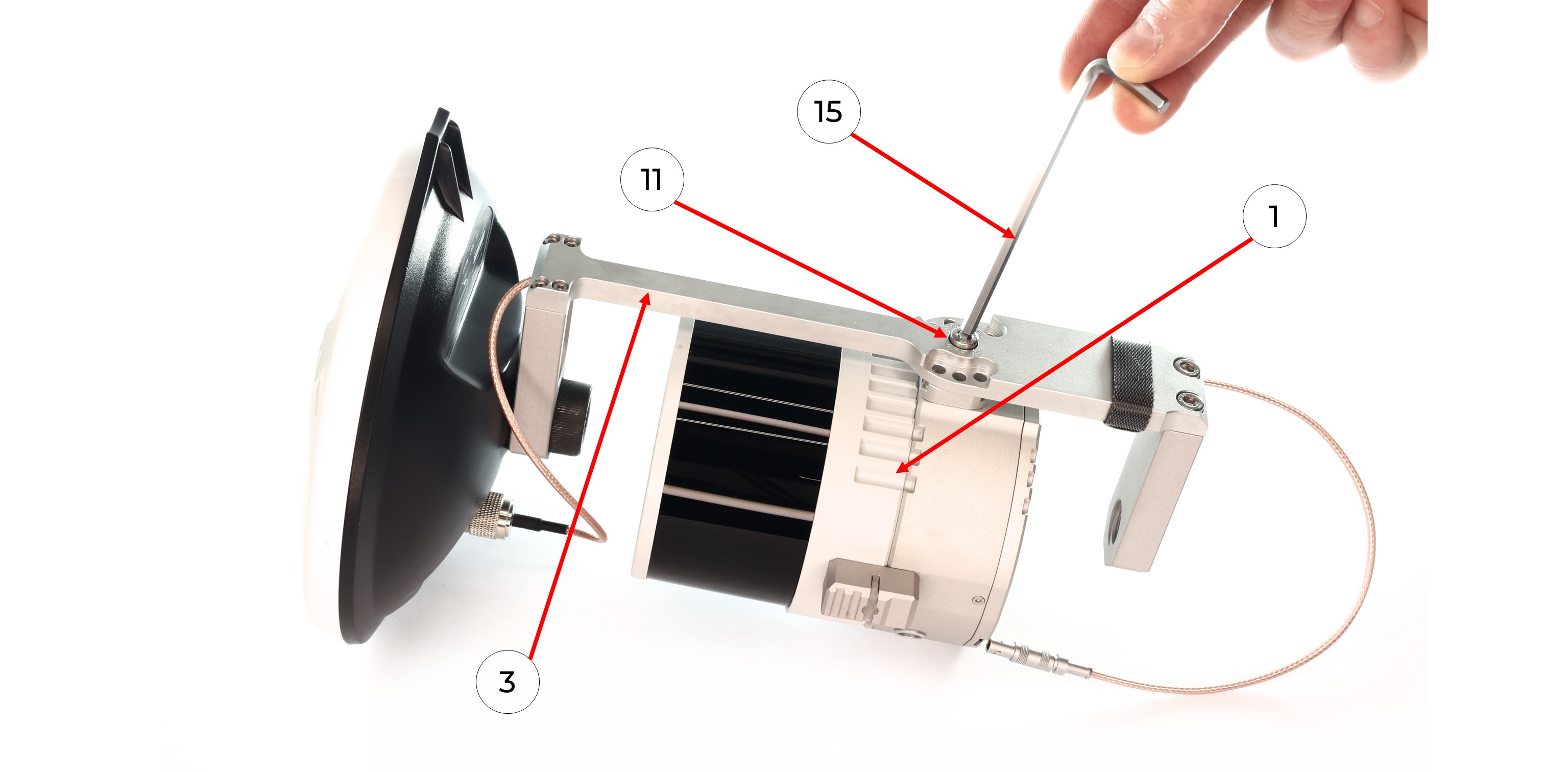 TOPODRONE LiDAR to backpack installation