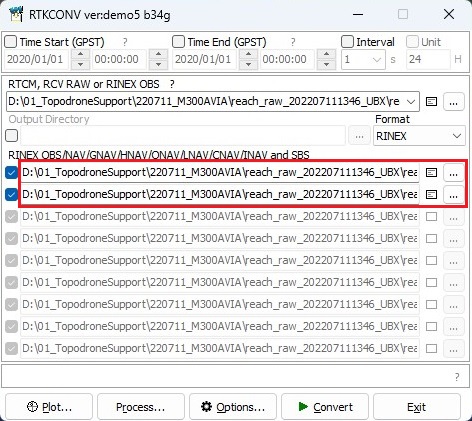 GNSS data converter