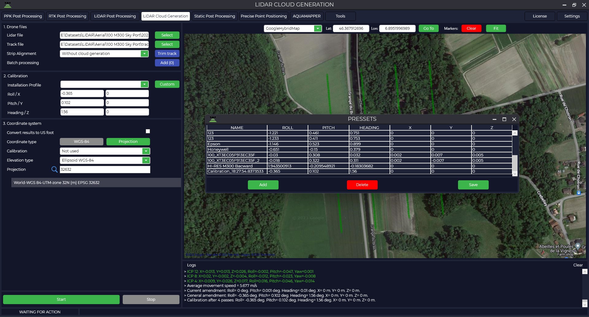 LiDAR Cloud Generation