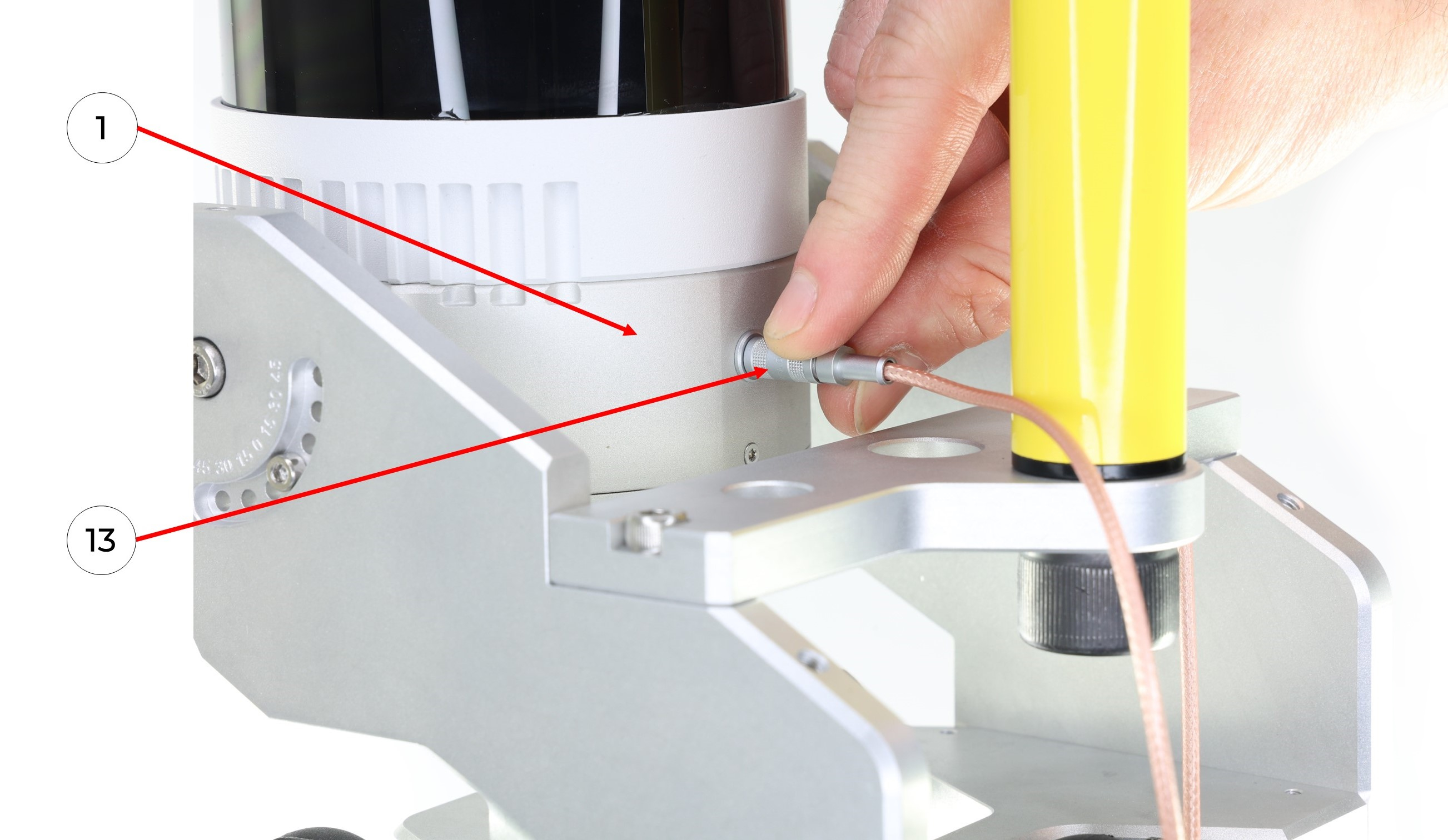 TOPODRONE LiDAR to mobile mount installation