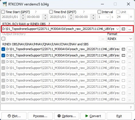 GNSS data converter