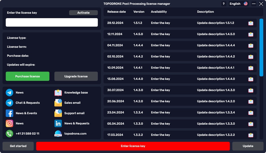 TOPODRONE Post Processing software installer
