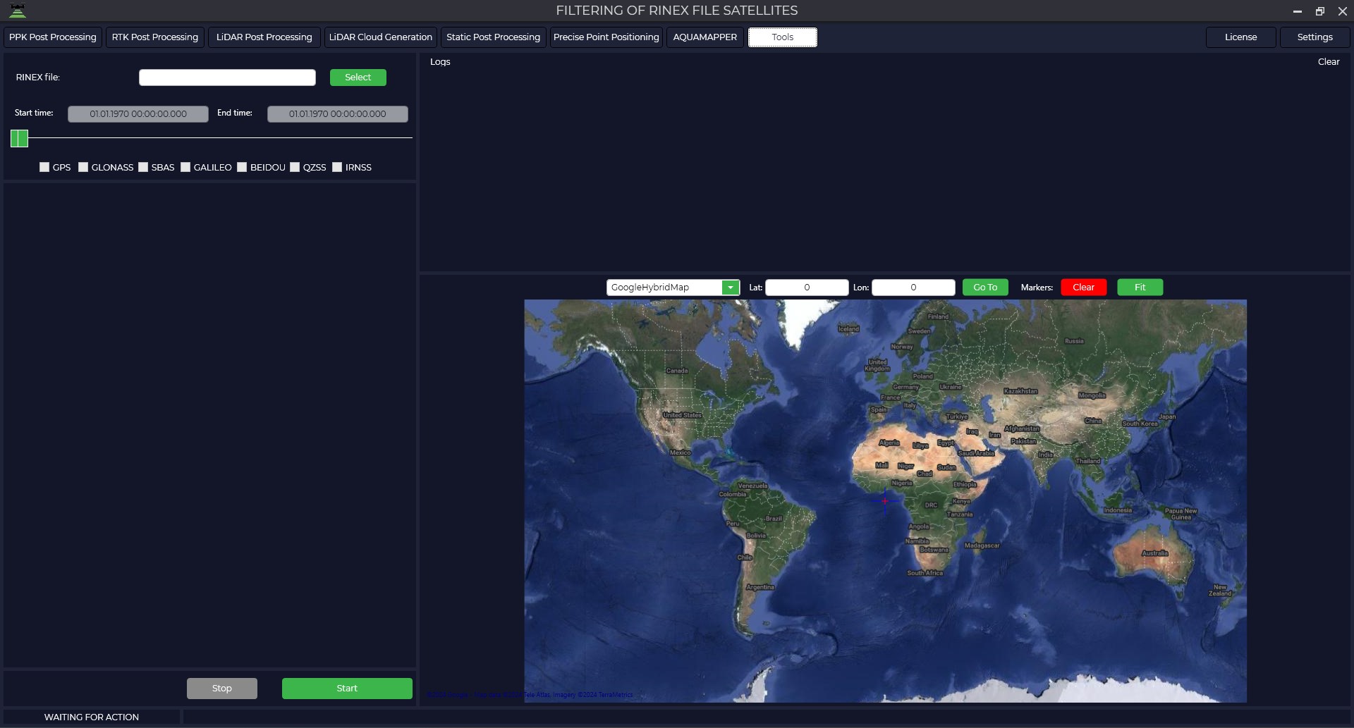 Satellite filtering