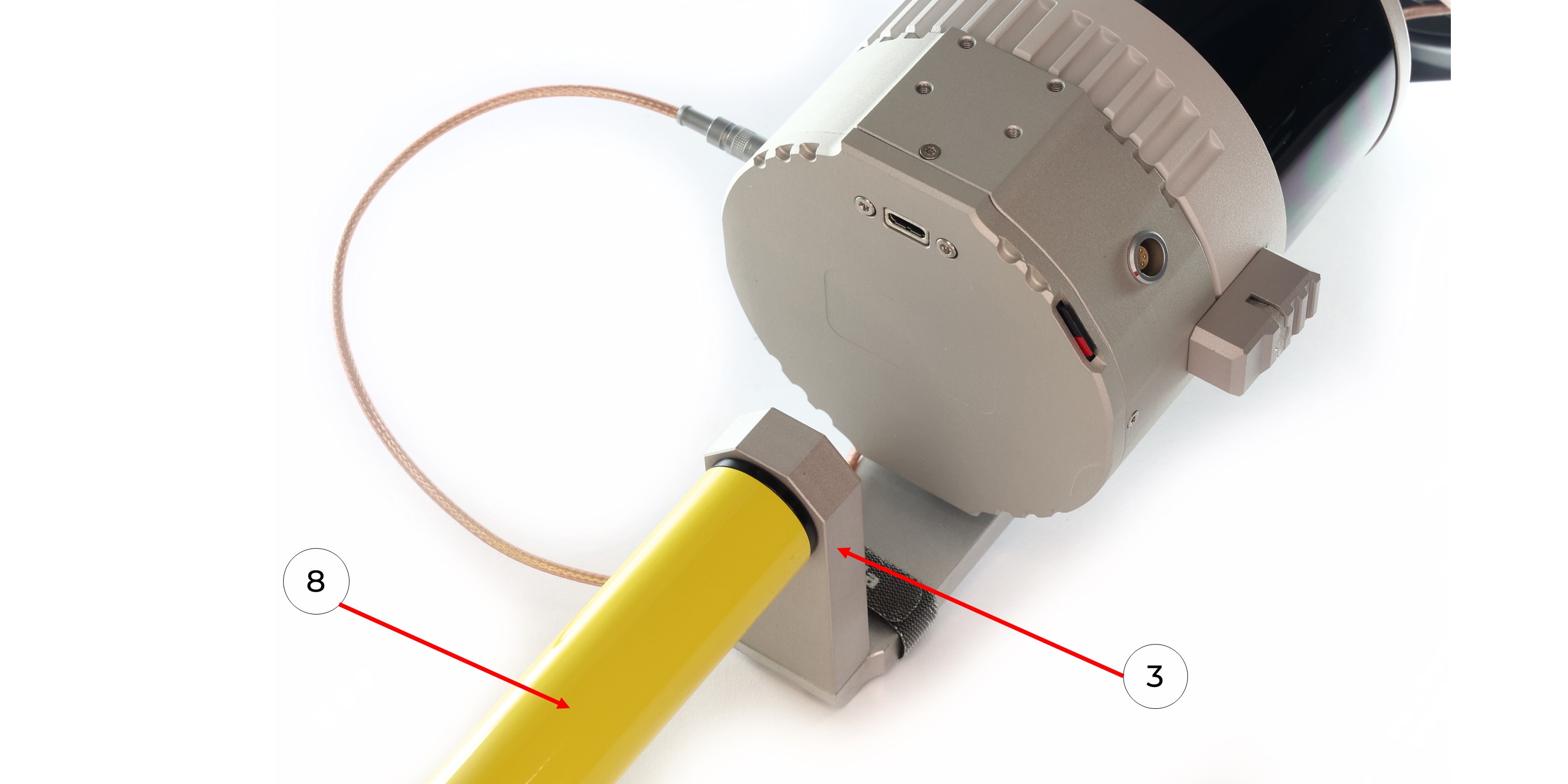 TOPODRONE LiDAR to backpack installation