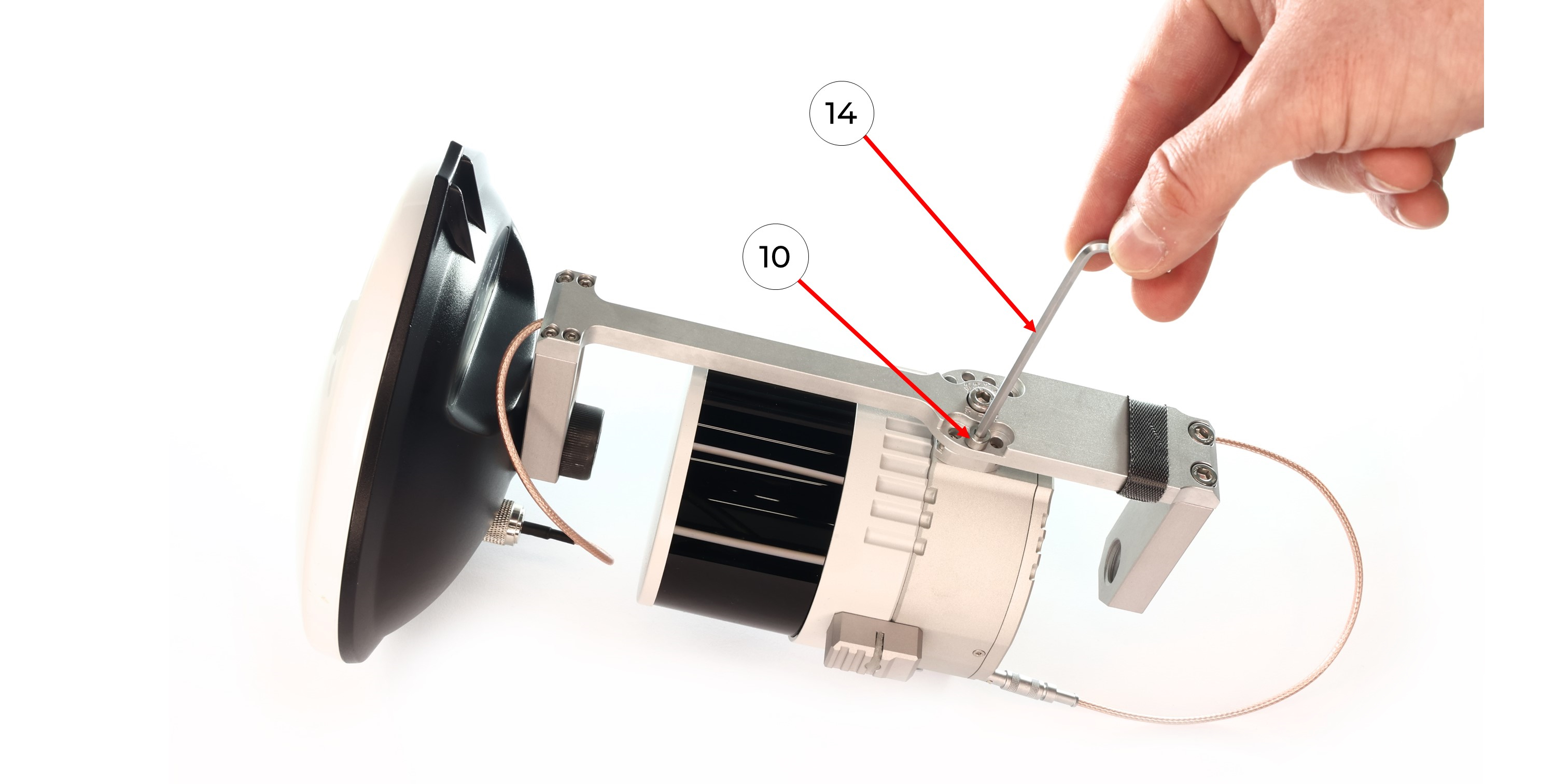 TOPODRONE LiDAR to backpack installation