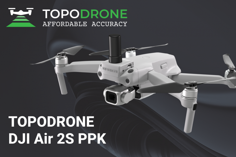 TOPODRONE DJI Air 2S PPK - the most affordable professional survey drone on the market