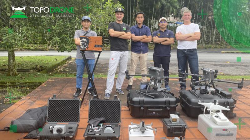 TOPODRONE team together with SKI-SHINE CORPORATION provided the extensive workshop for drone LiDAR survey in Malaysia