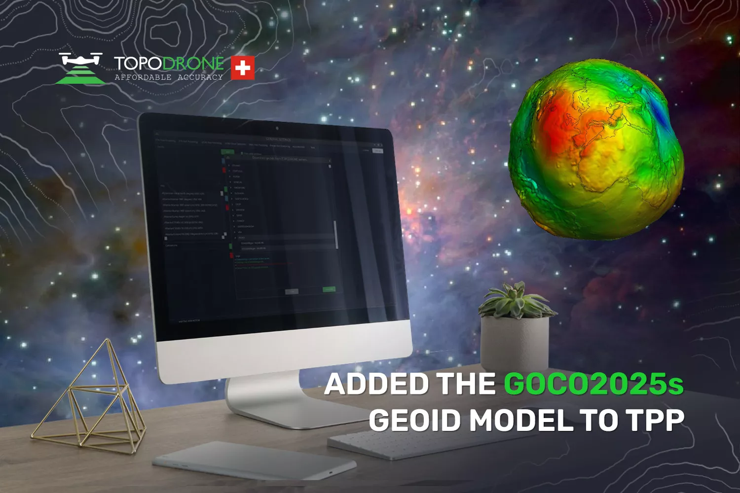 ADDED SUPPORT FOR GOCO2025s GEOIDS IN TOPODRONE POST PROCESSING