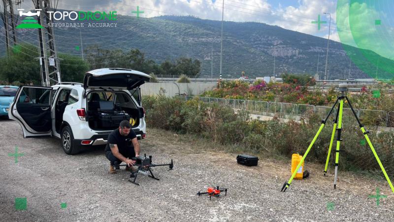 The great example of LiDAR point cloud from Israel captured by TOPODRONE LiDAR HDL