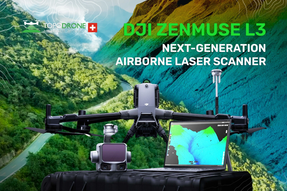 DJI ZENMUSE L3 — NEXT-GENERATION AIRBORNE LASER SCANNER
