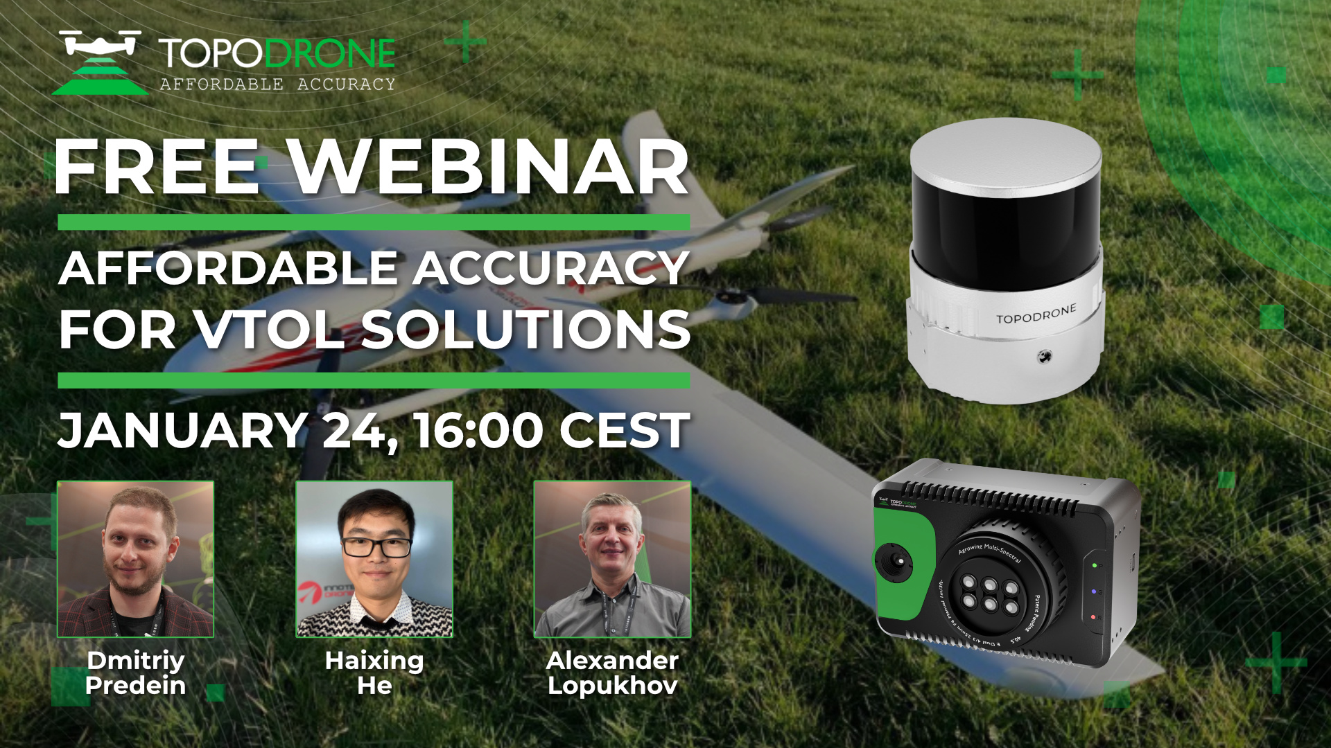 FREE WEBINAR: AFFORDABLE ACCURACY FOR VTOL SOLUTIONS