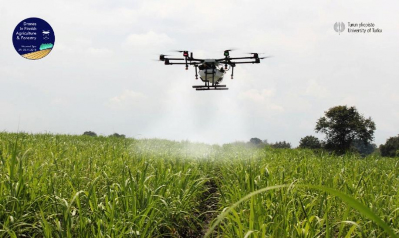 Topodrone team took part at Drones in Finish Agricultural & Forestry congress Naantali, Finland