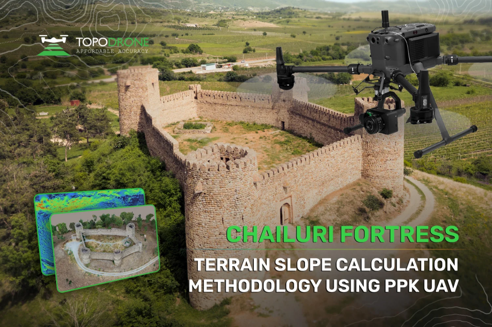 TERRAIN SLOPE CALCULATION METHODOLOGY USING PPK UAV