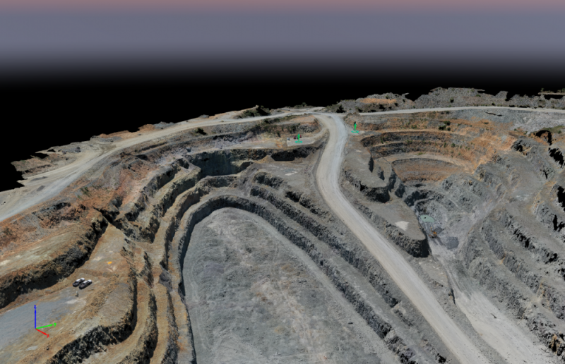 DJI Mavic 2 Pro RTK/PPK for mining & volume calculation