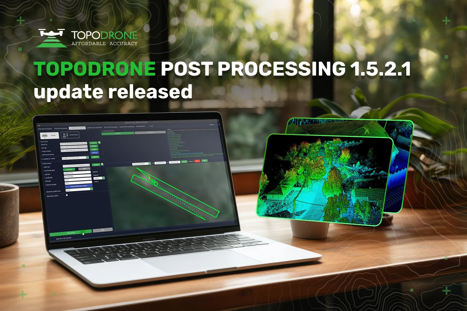 TOPODRONE POST PROCESSING 1.5.2.1 UPDATE RELEASED