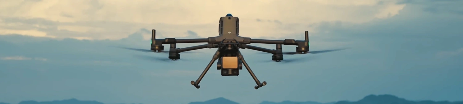 Industrial unmanned platform DJI Matrice 400 equipped with a Zenmuse L3 LiDAR sensor