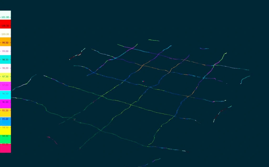 Initial bathymetric data processing was performed in TOPODRONE Post Processing
