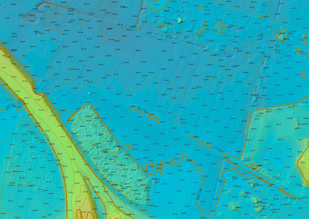 Point cloud visualisation in natural colours
