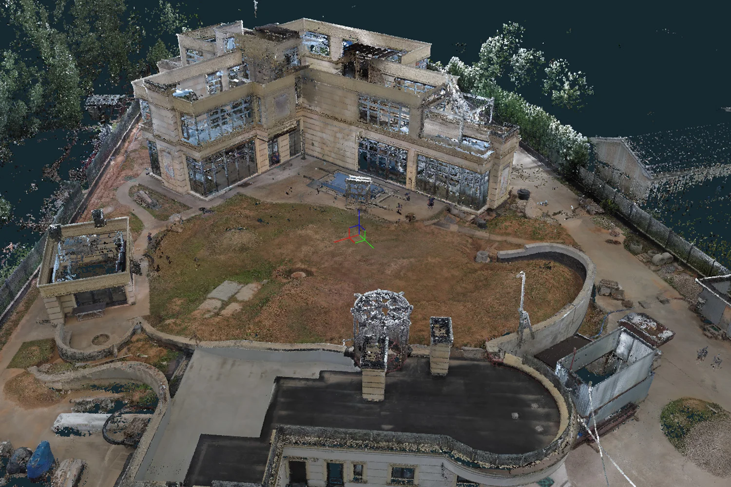 Point cloud from the SLAM 100 survey