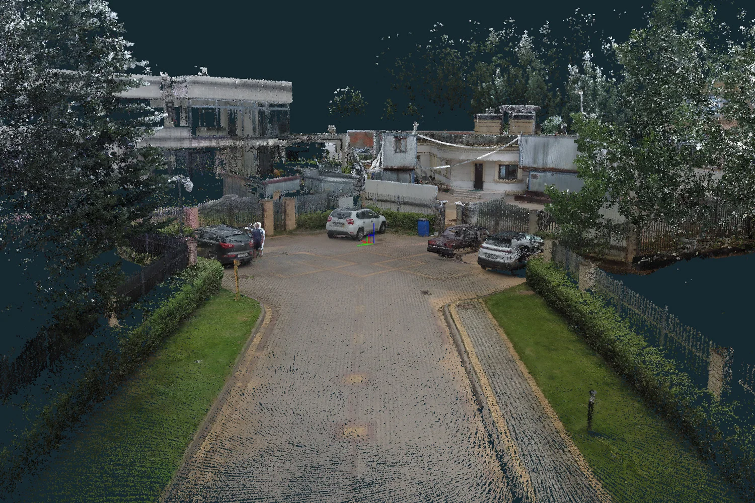 Point cloud from the SLAM 100 survey
