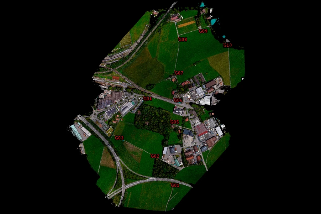  Point cloud visualization by intensity