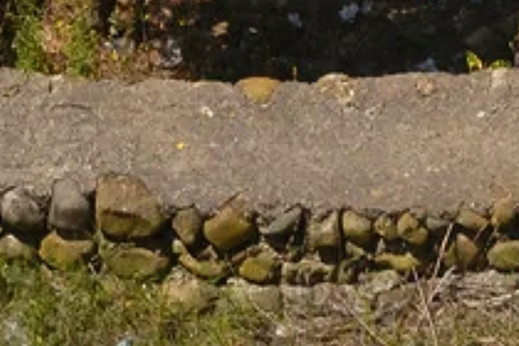 Example of a Foundation Made of Rubble Stone and Mortar