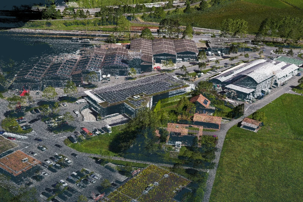 Survey of building volumes and dimensions