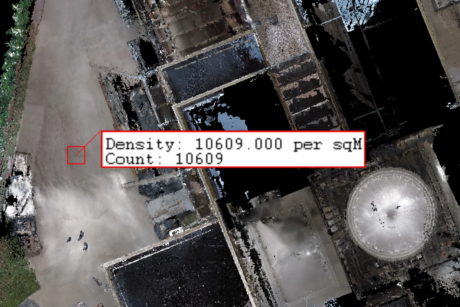 Point cloud from the SLAM 100 survey