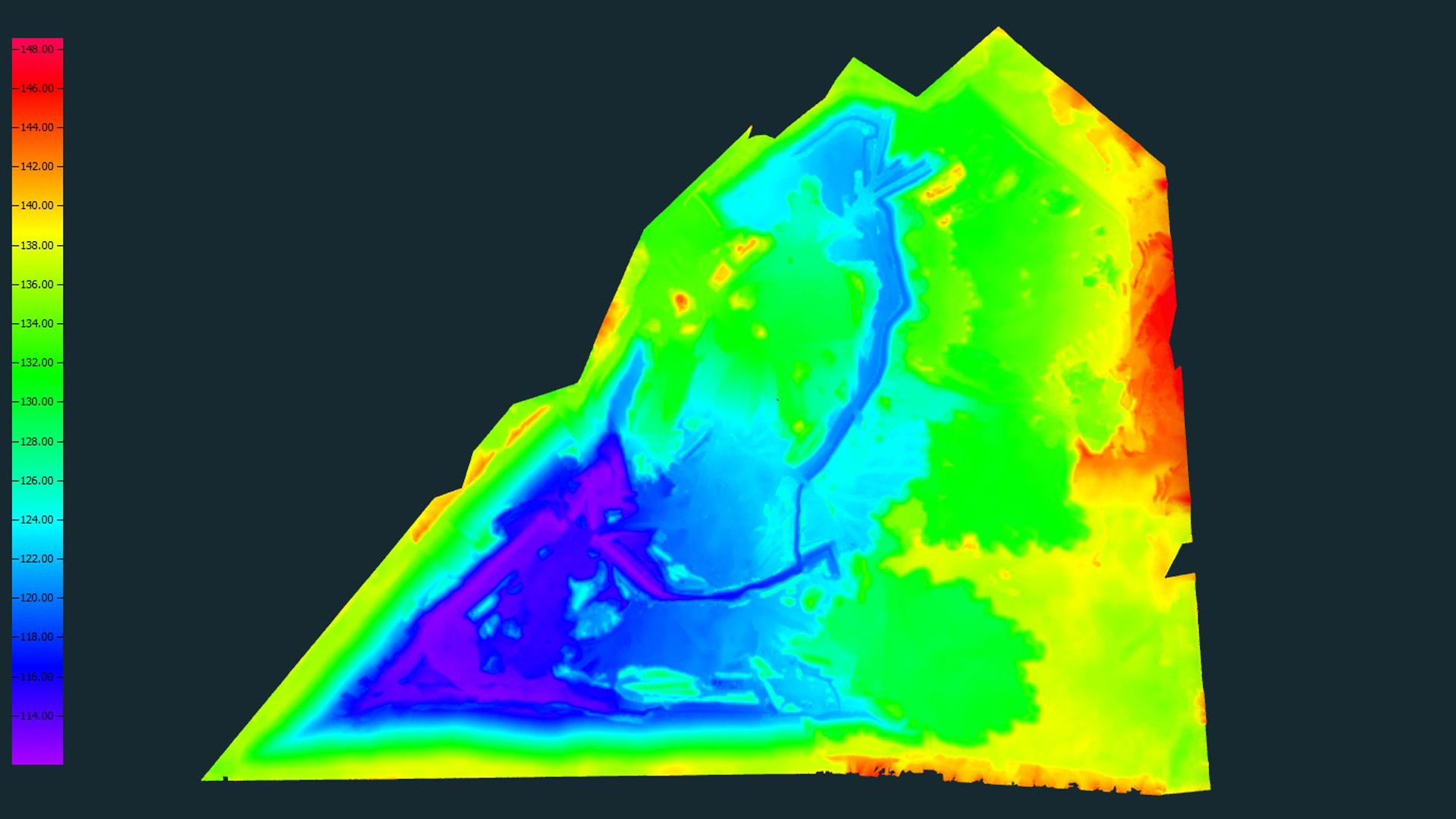 General view of the quarry