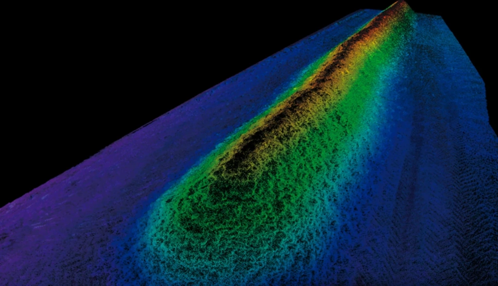 Examples of point clouds from the SLAM1000 scanner