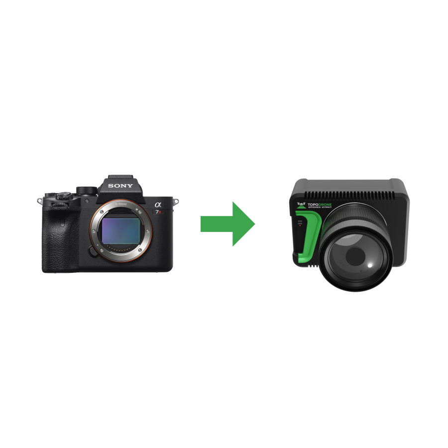 TOPODRONE A7RIV to P61 Upgrade